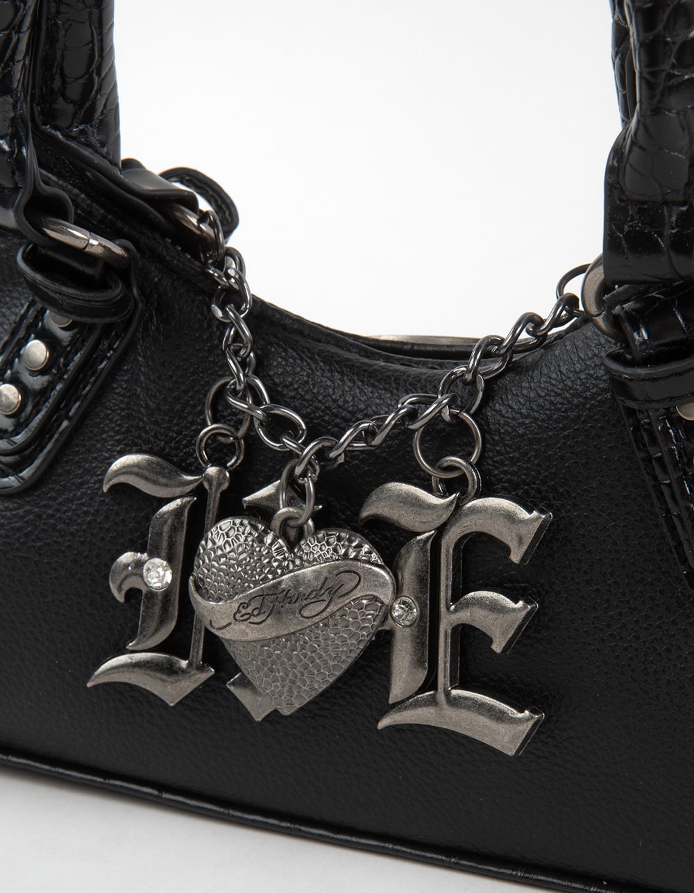 ED HARDY Satchel Bag - BLACK