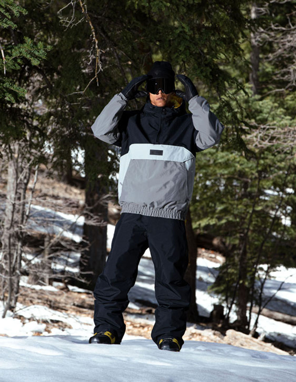 DC SHOES Nexus Reversible Anorak Snow Jacket - BLACK | Tillys
