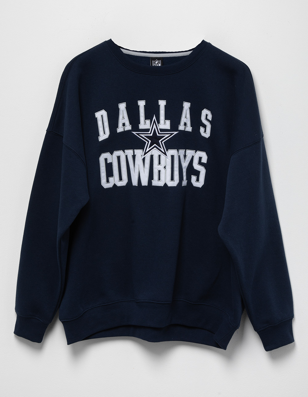 NFL Dallas Cowboys Embroidered Womens Crewneck Sweatshirt