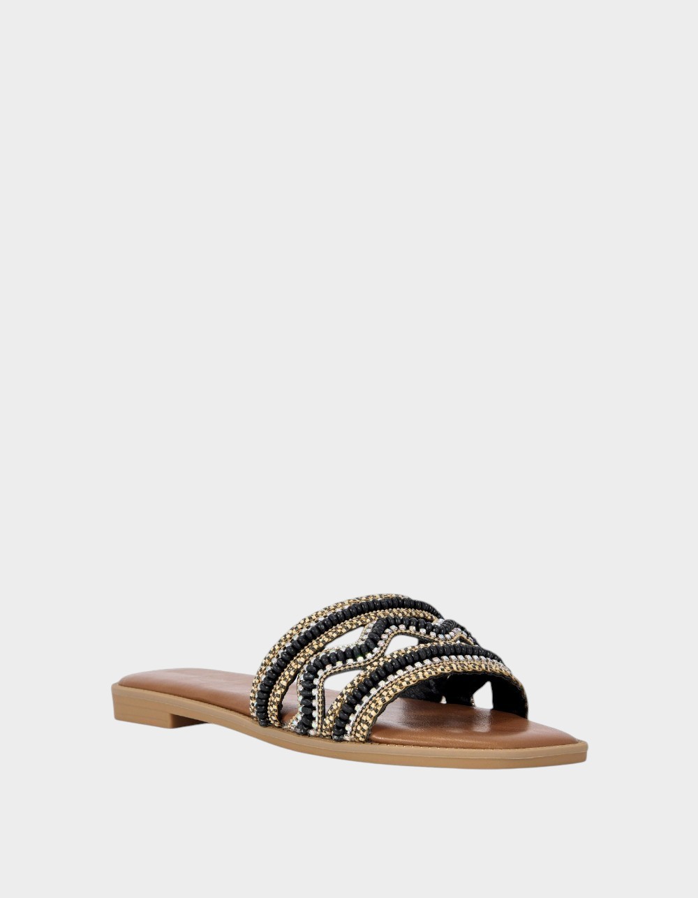 AZALEA WANG Wen Womens Sandals - BLACK