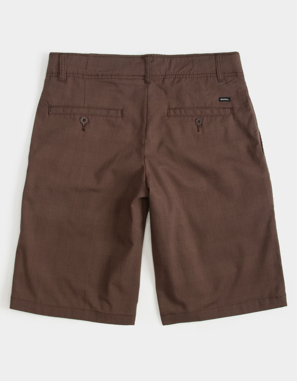 DICKIES Active Flex Mens Plaid Shorts BROWN Tillys