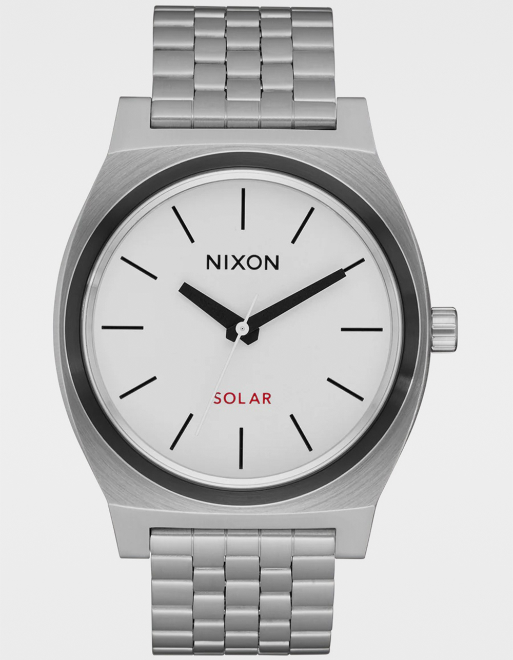NIXON Time Teller Solar Watch - SILVER