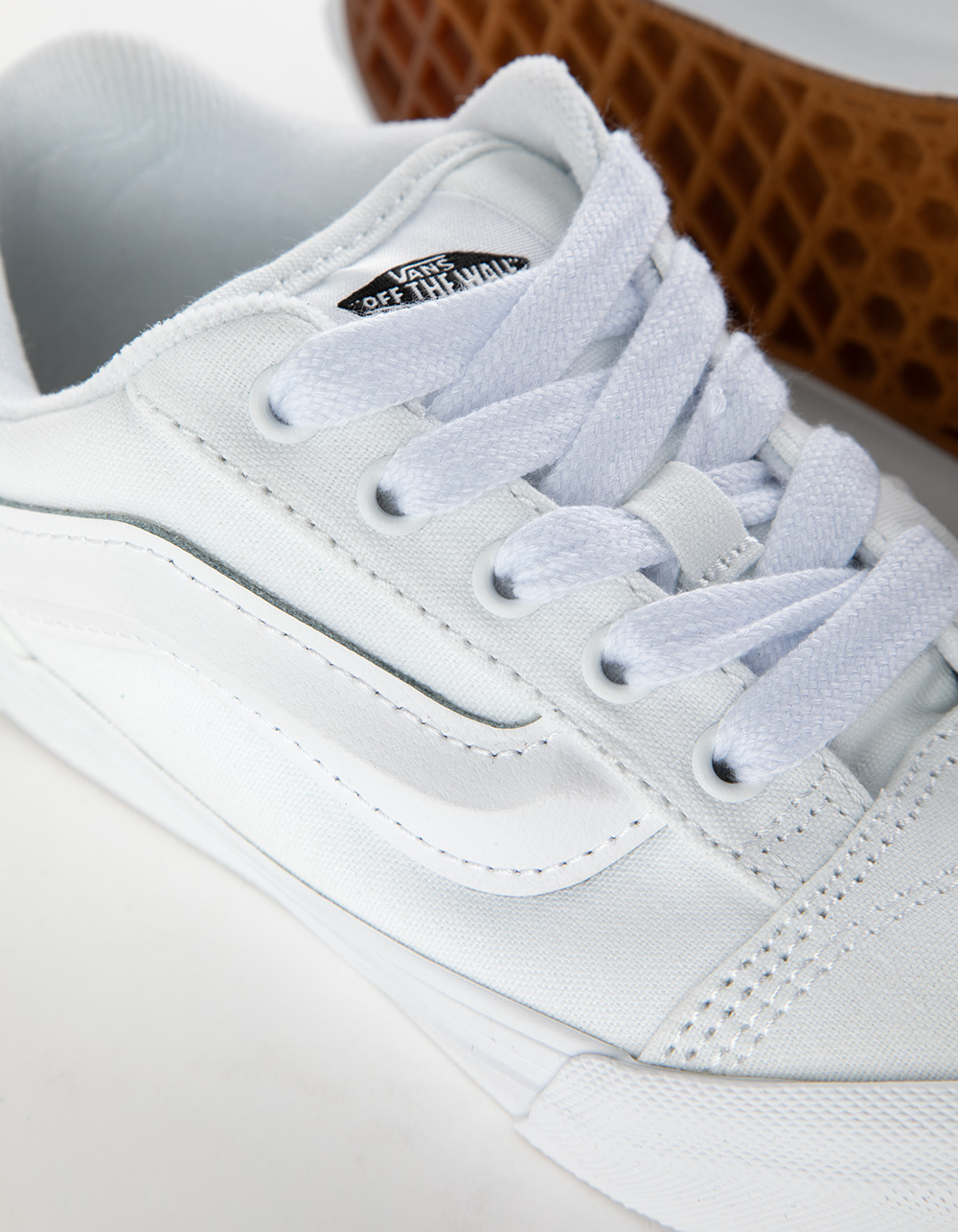 VANS Knu Skool Kids Shoes - WHITE