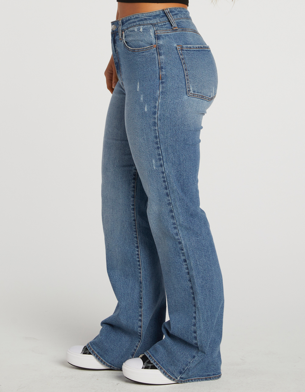 RSQ Womens High Rise Flare Jeans