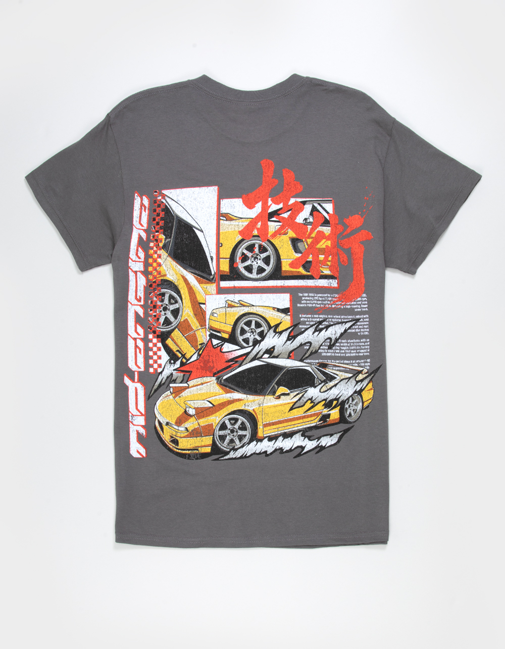 CVLA Mid Engine Mens Tee - CHARCOAL