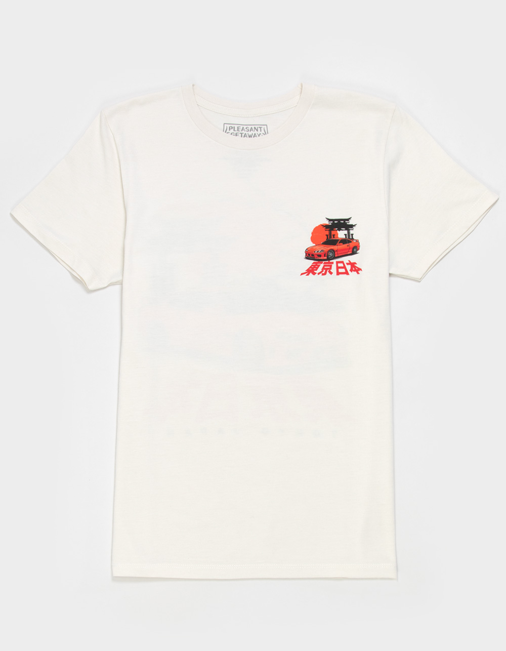 PLEASANT GETAWAY Tokyo Boys Tee - CREAM