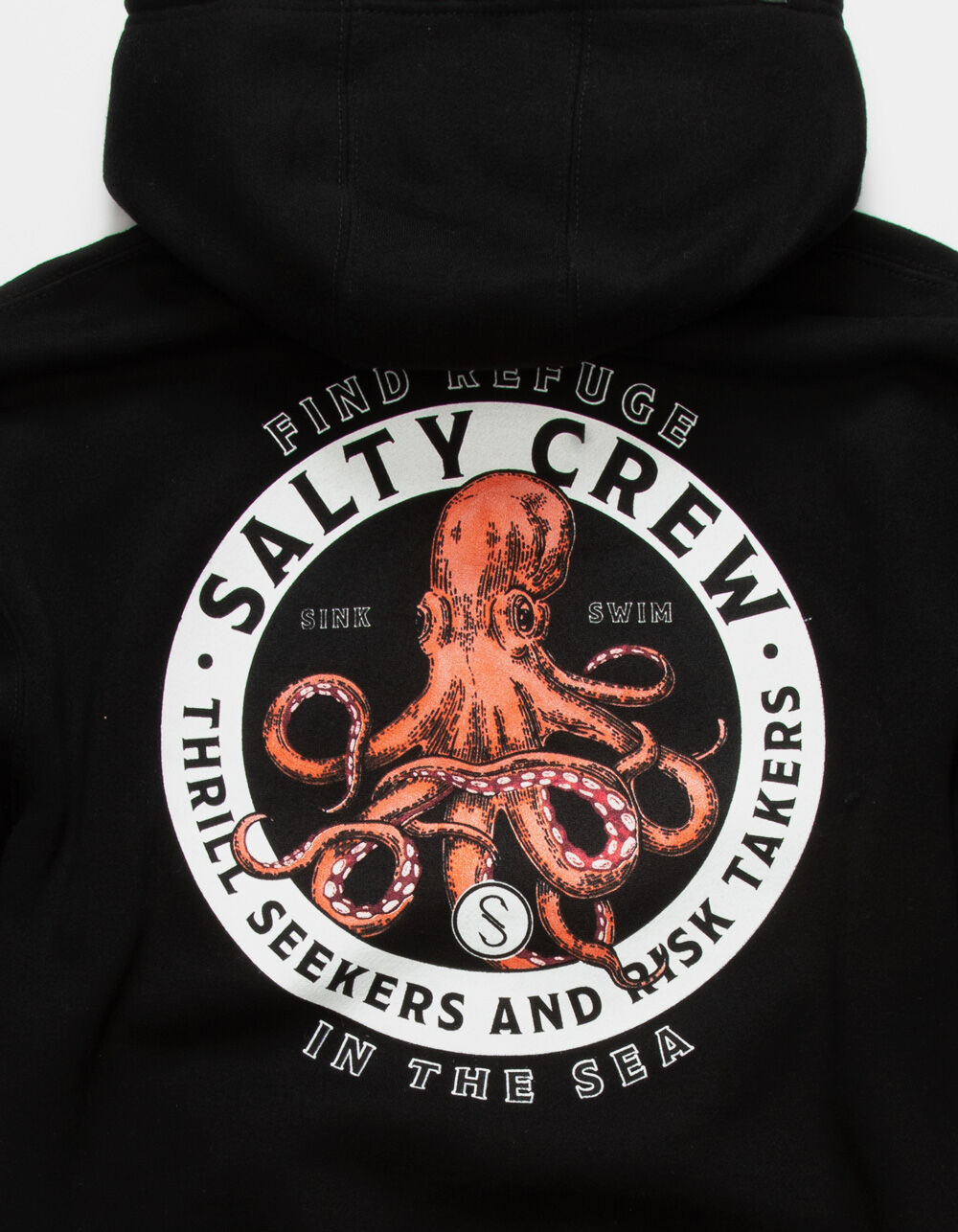 SALTY CREW Deep Reach Mens Hoodie - BLACK | Tillys