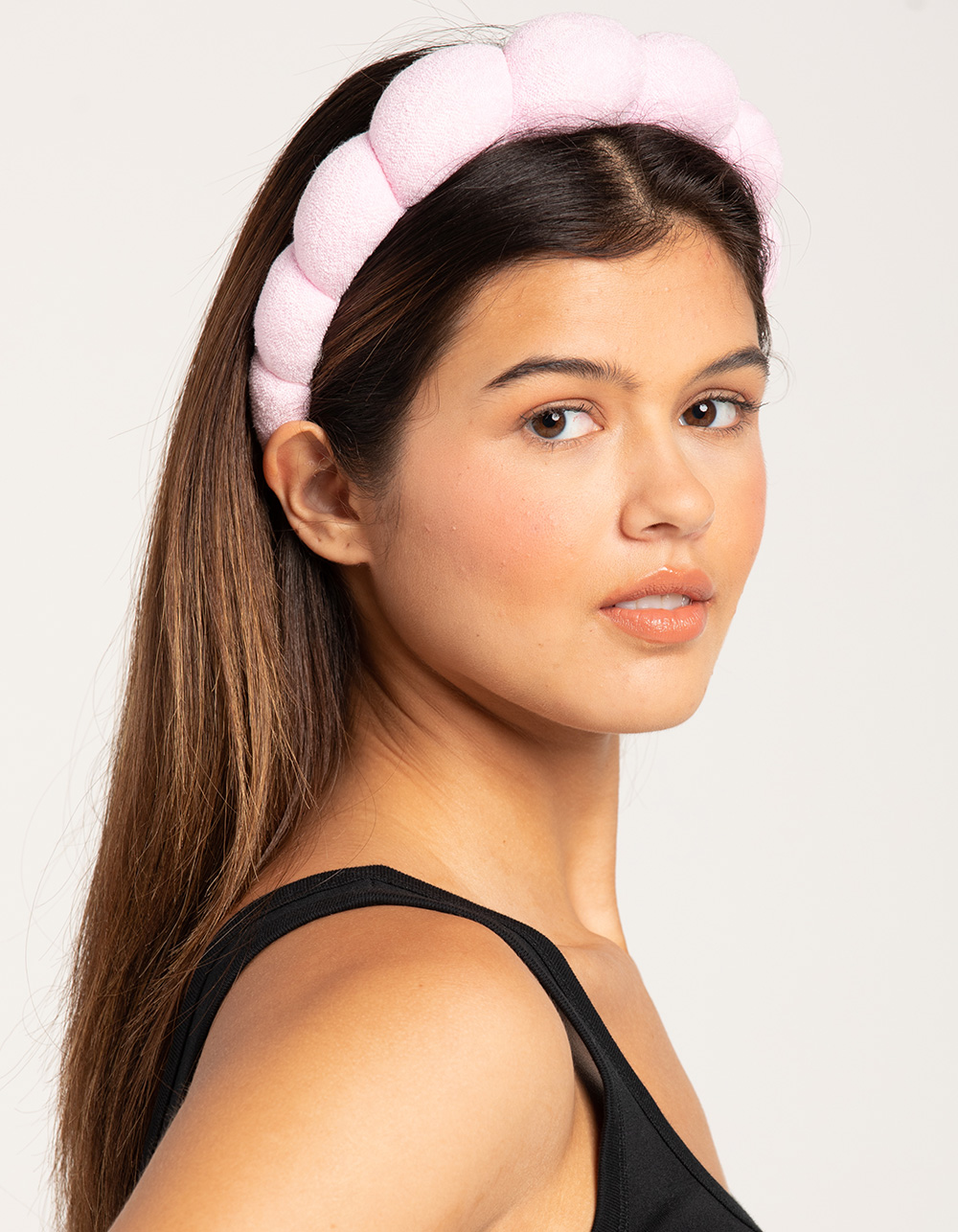 FULL TILT Puffy Headband PINK Tillys