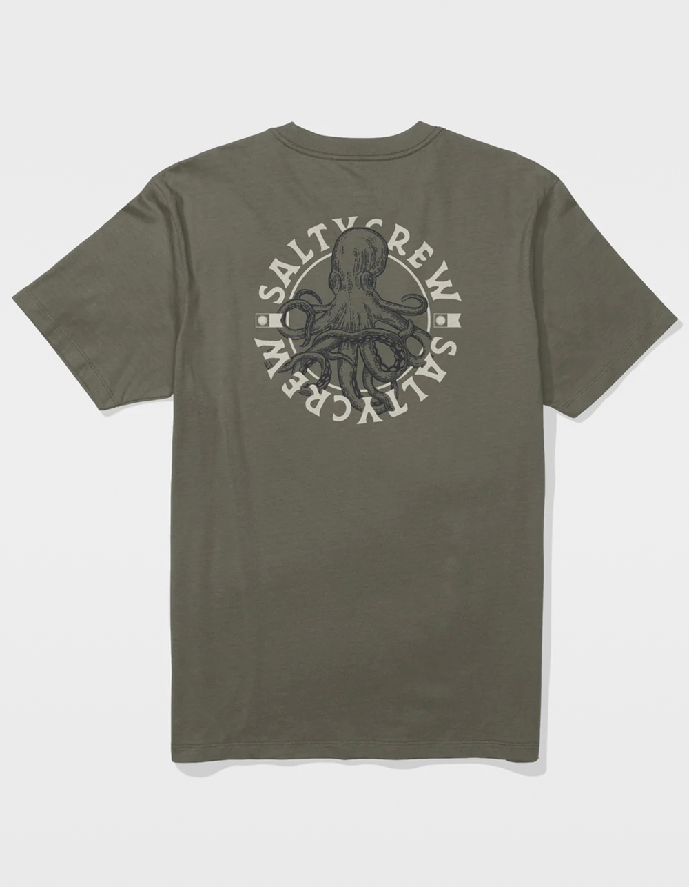 SALTY CREW Tentacles Mens Tee - OLIVE