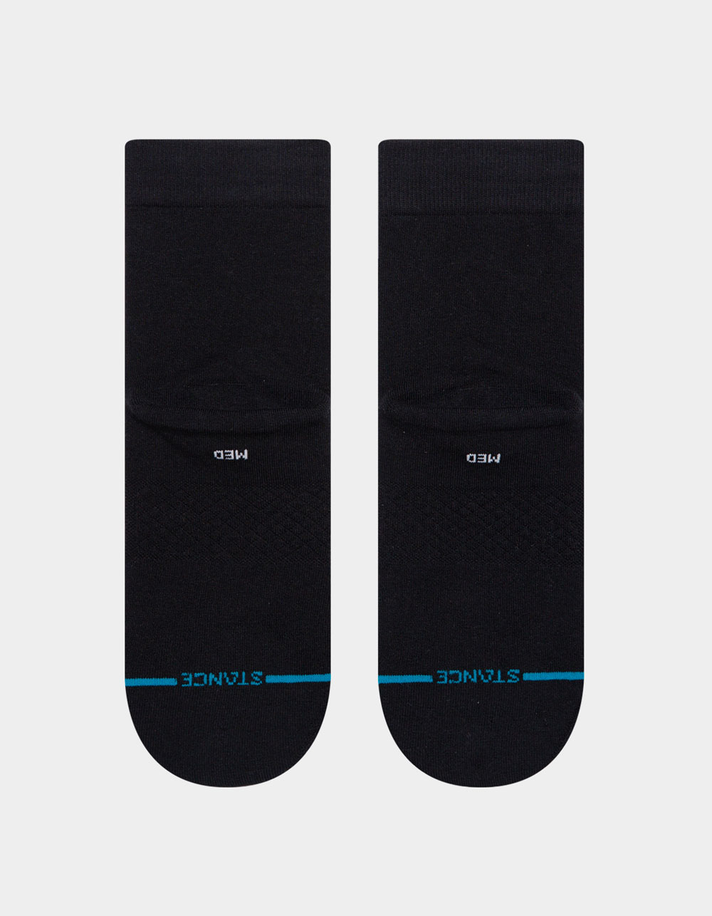 STANCE Icon Mens Quarter Socks BLACK Tillys