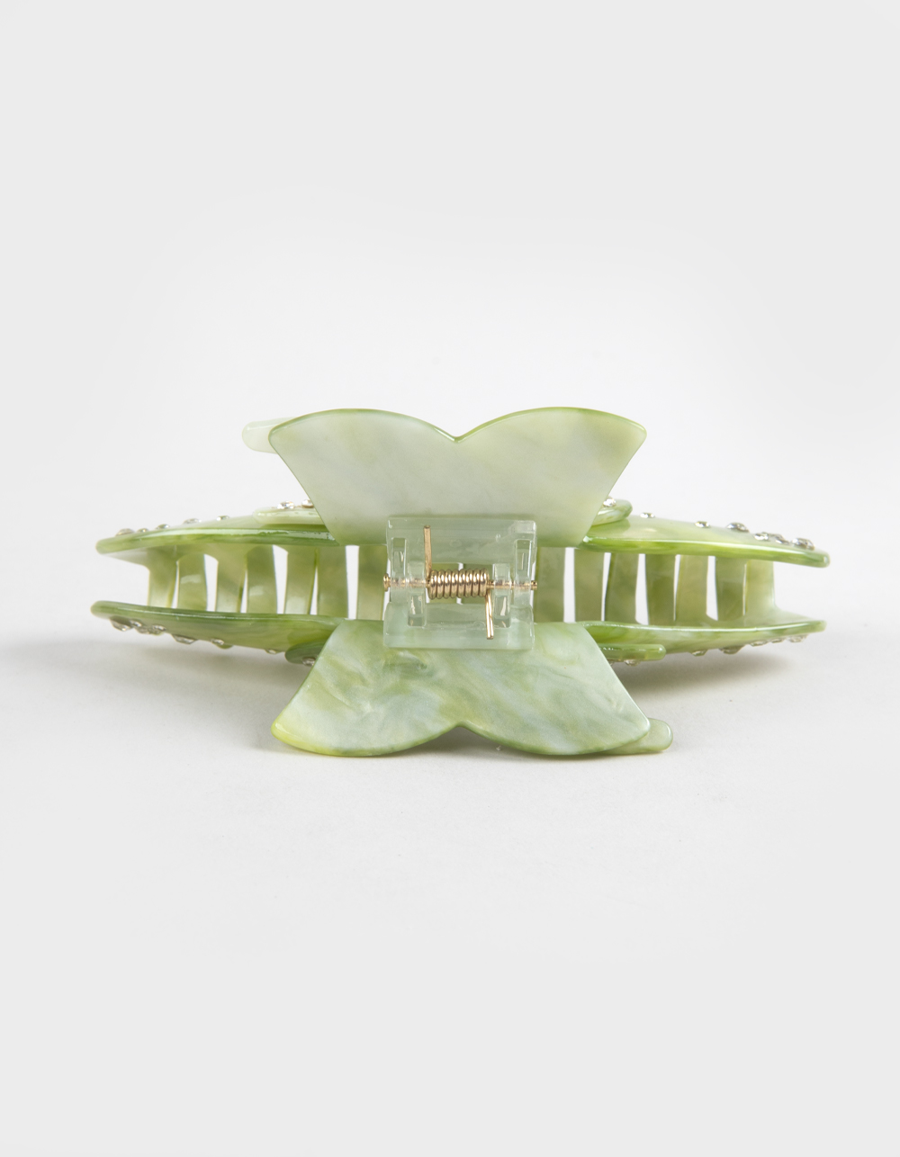 FULL TILT Starfish/Rhinestone Claw Clip - GREEN