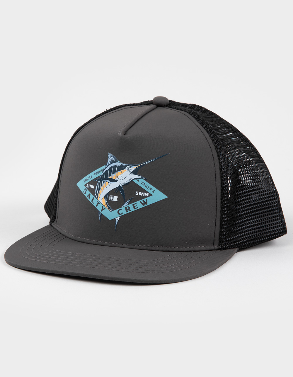 SALTY CREW Show Off Boys Trucker Hat - BLACK