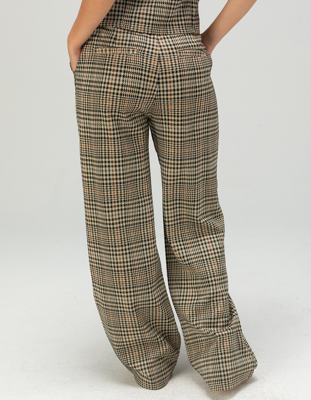 BRIXTON Menswear Womens Trouser Pants - BROWN COMBO
