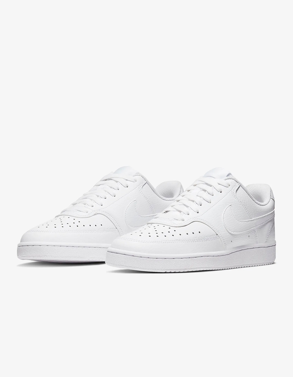 NIKE Court Vision Low Womens Shoes - WHITE |
