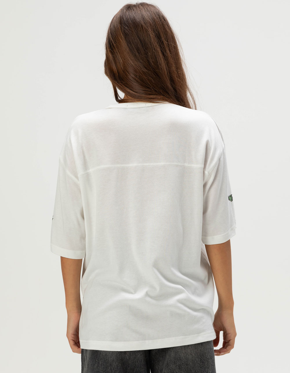 JUNK FOOD Philadelphia Eagles Halfback Womens Jersey Tee - WHITE