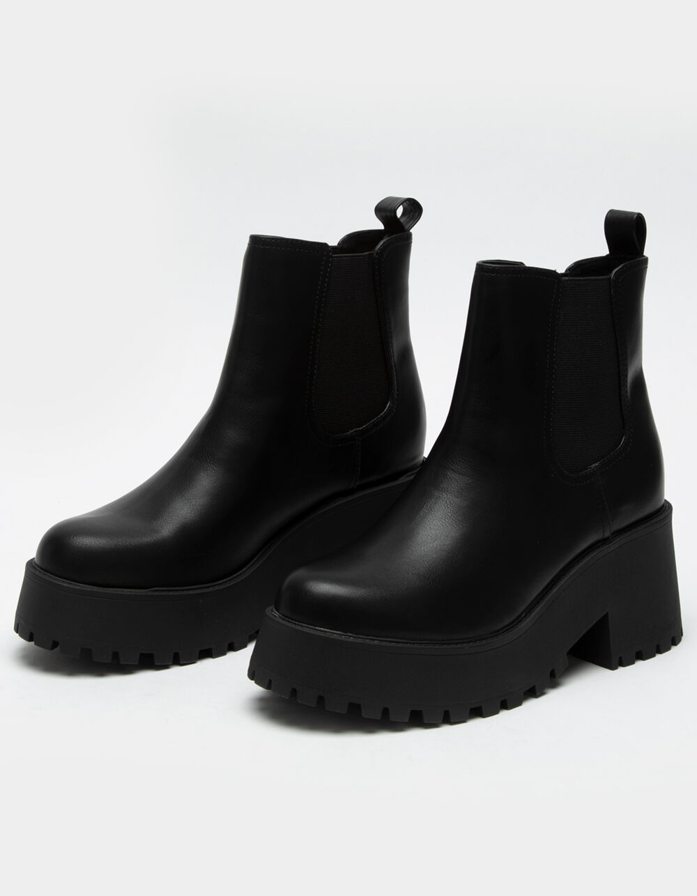 SODA Platform Womens Chelsea Boots - BLACK | Tillys