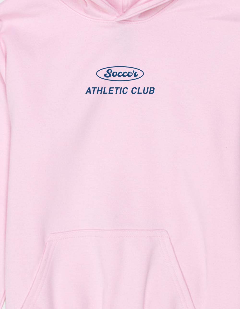 SOCCER Athletic Club Unisex Kids Hoodie - LIGHT PINK