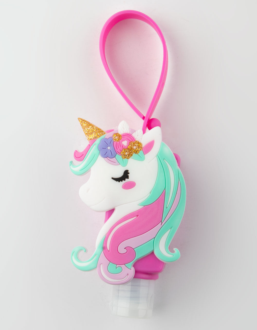 Unicorn Hand Sanitizer and Holder PINK Tillys
