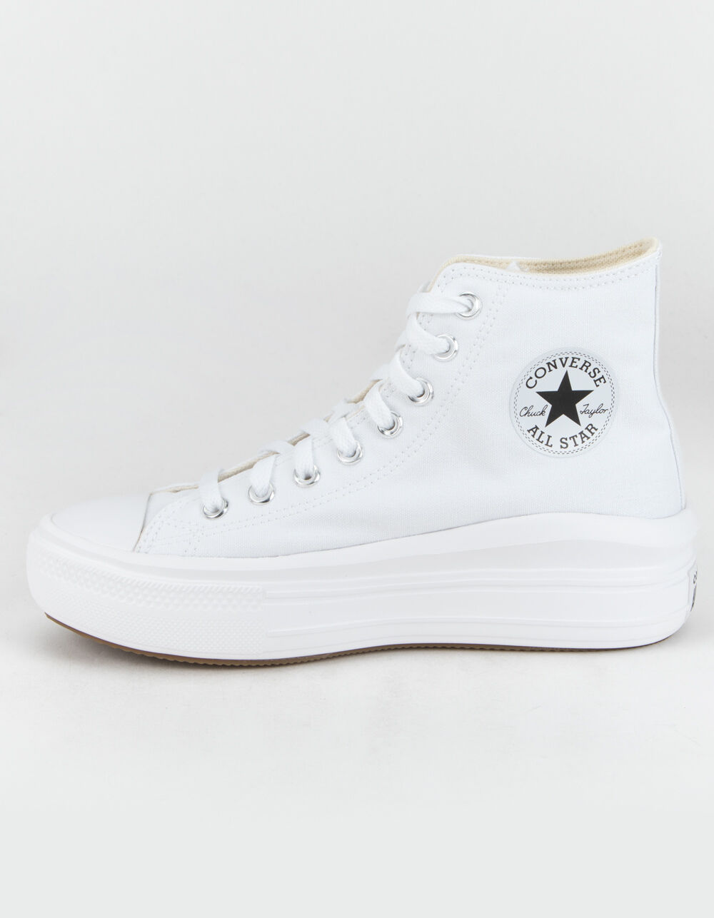 Arriba 116+ imagen all white converse platform sneakers