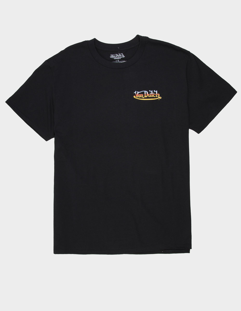 VON DUTCH Pistons Mens Tee - BLACK