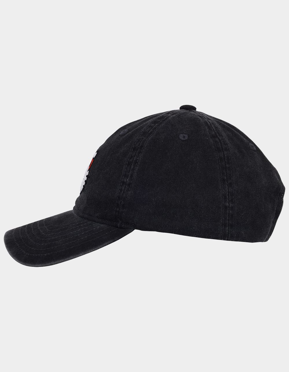 SANRIO Hello Kitty Chenille Patch Dad Cap - BLACK