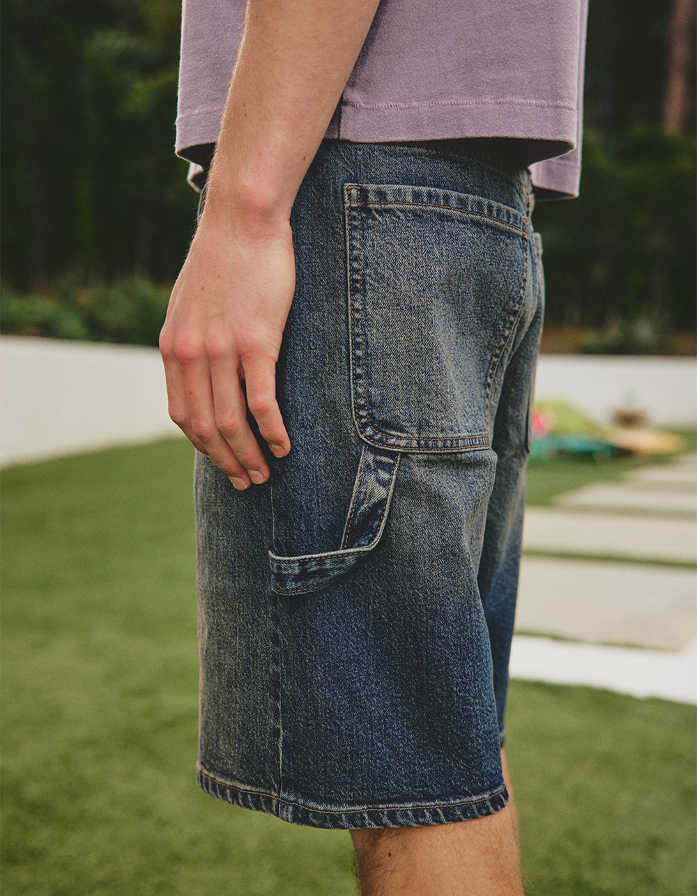 RSQ Mens Loose Carpenter Jorts
