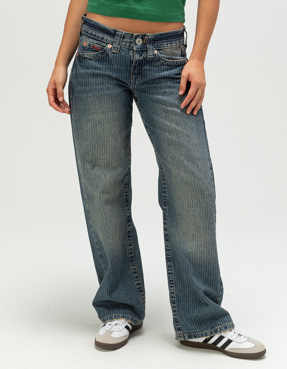 BDG Urban Outfitters Kayla Womens Pinstripe Jeans - VINTAGE