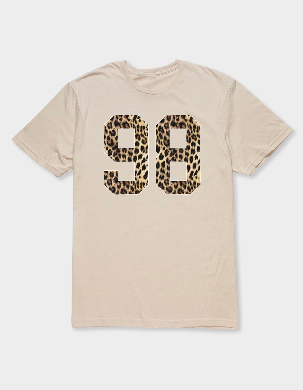COLLEGIATE 98 Leopard Unisex Tee - SAND
