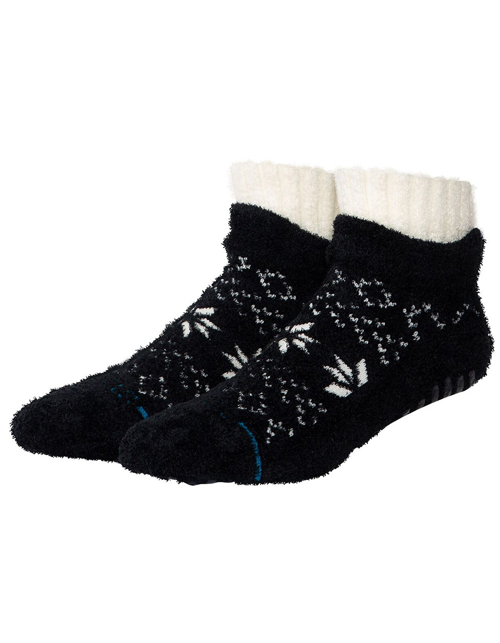 STANCE Snowflake Cozy Slipper Socks - BLACK