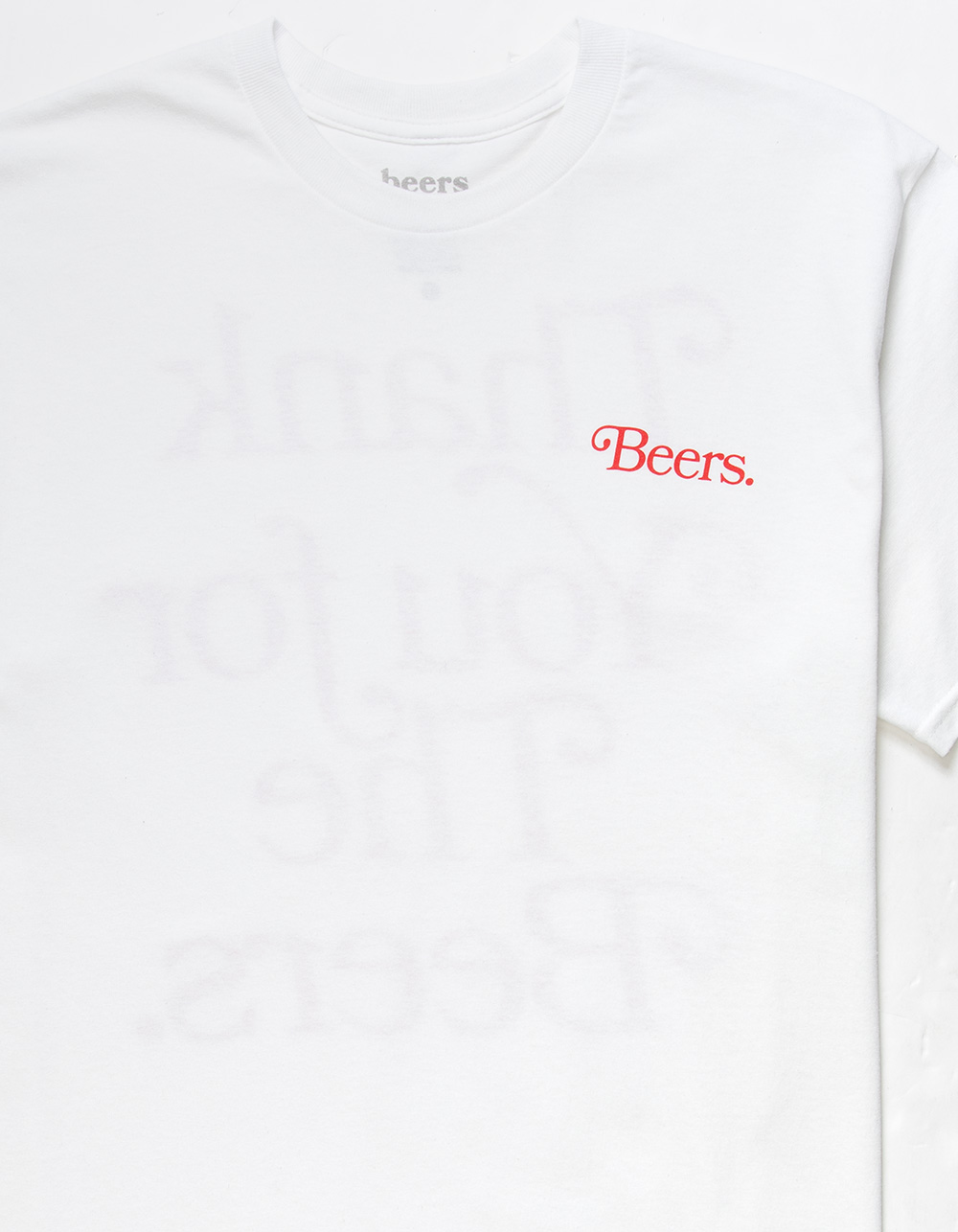 BEERS Thank You Mens Tee - WHITE