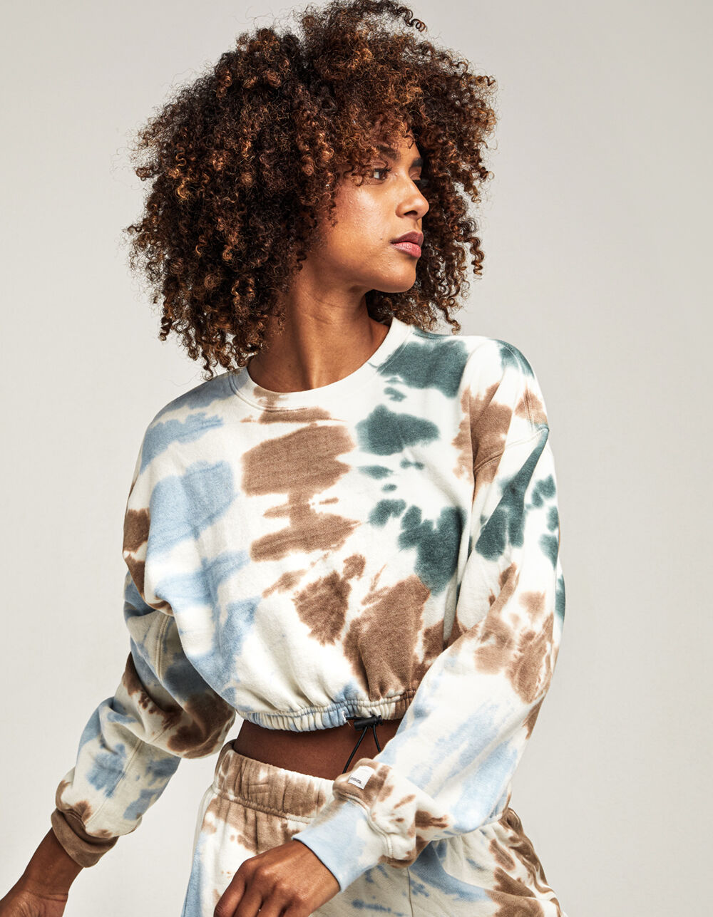 Only Bicolor Marabou Sweatshirt main image 0