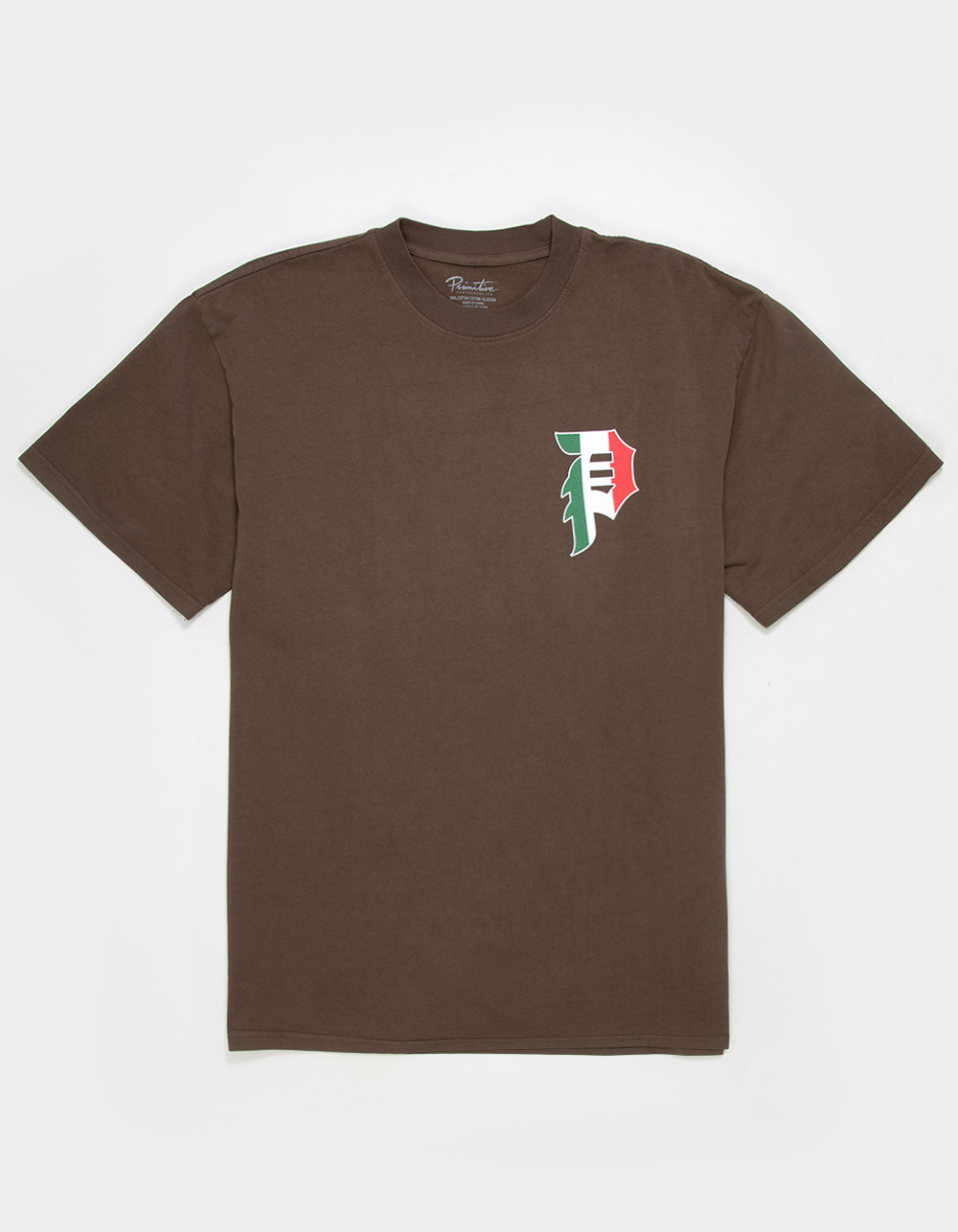 PRIMITIVE National Dirty P Mens Tee - BROWN