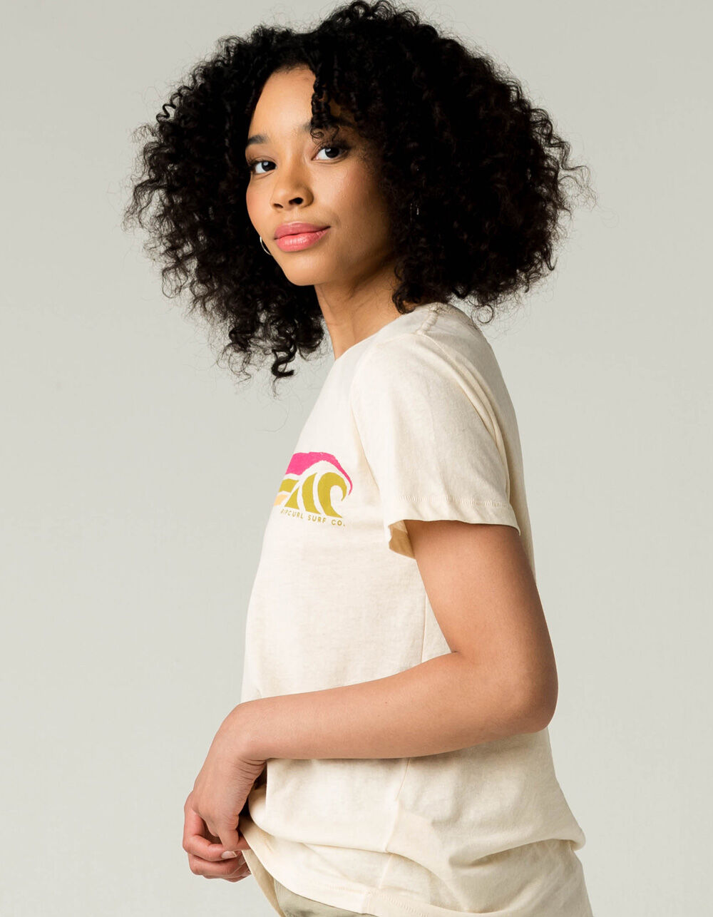 RIP CURL Ridin Waves Womens Tee - OFF WHITE | Tillys