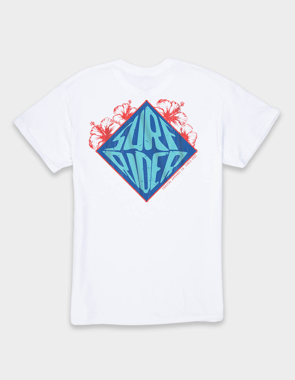 HIBISCUS Surf Rider Unisex Tee - WHITE