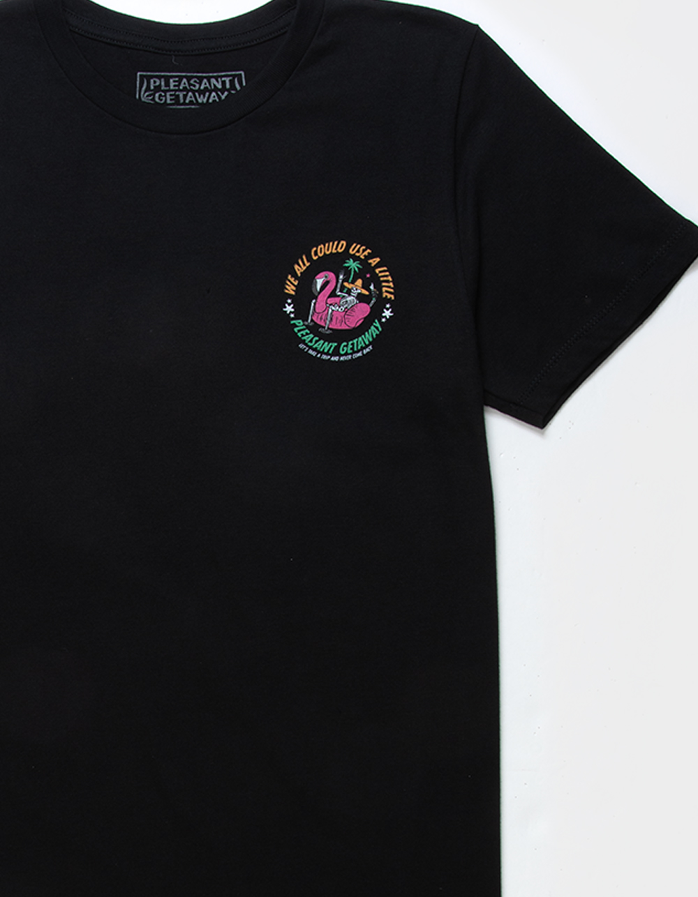 PLEASANT GETAWAY Take A Trip Boys Tee - BLACK