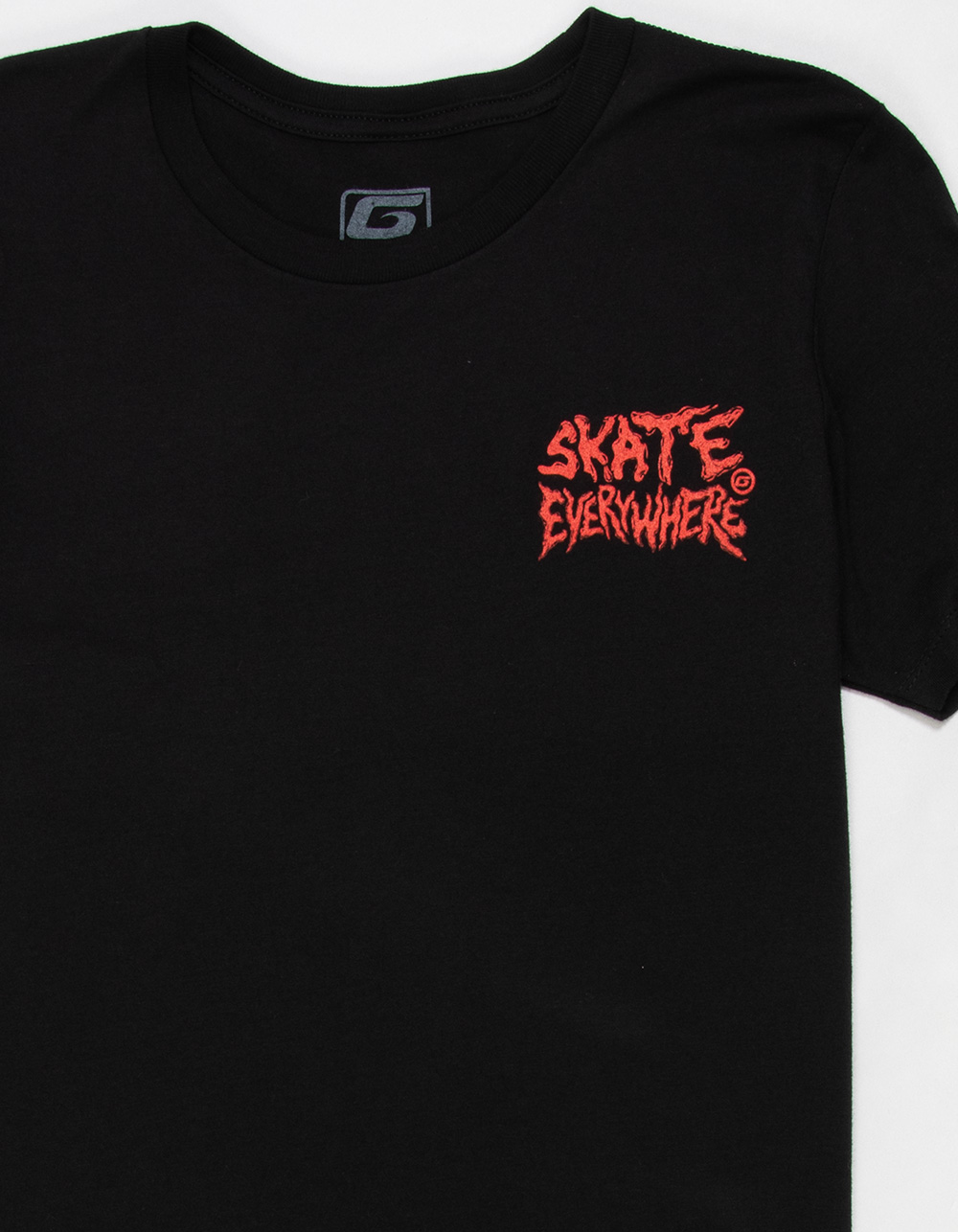 GROM Skate Everywhere Boys Tee - BLACK