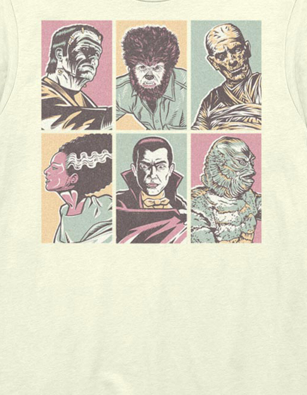 Universal MONSTERS Unisex Tee - NATURAL