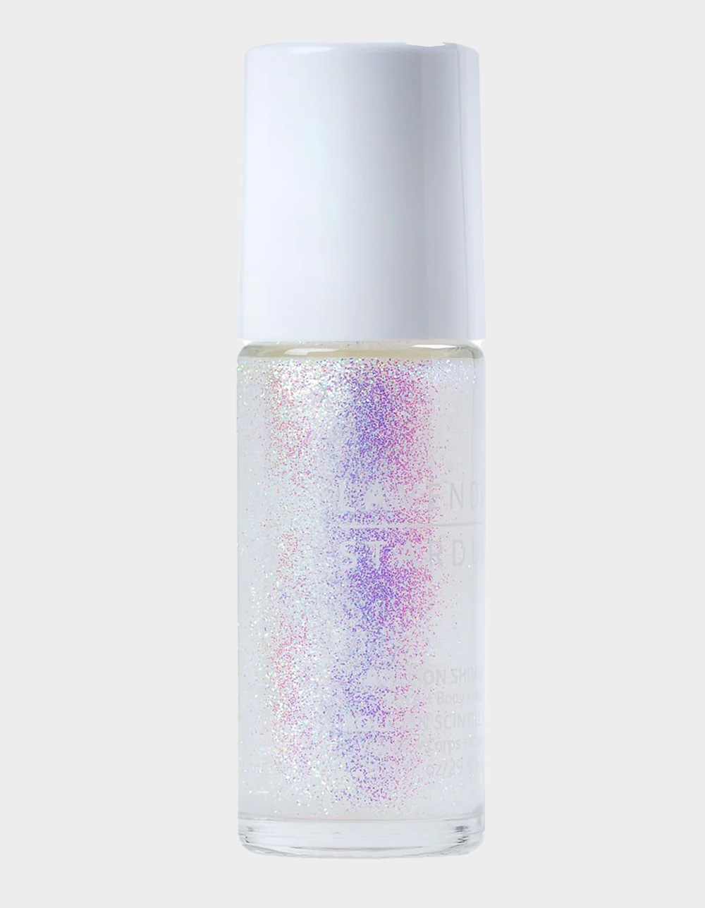 LAVENDER STARDUST Iridescent Spirit Glitter Roll-On Shimmer - WHITE
