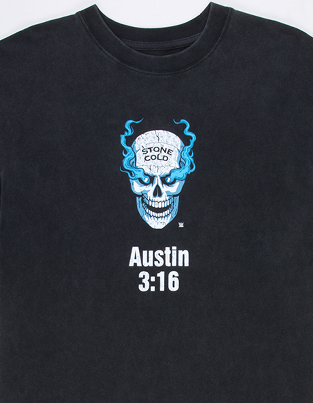WWE Stone Cold Mens Boxy Tee - BLACK