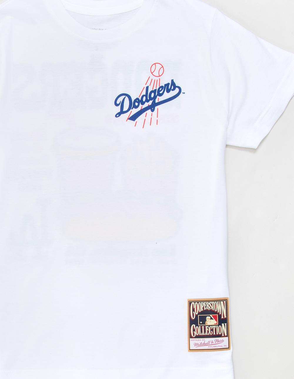 MITCHELL & NESS Famous Dodger Dogs Boys Tee - WHITE