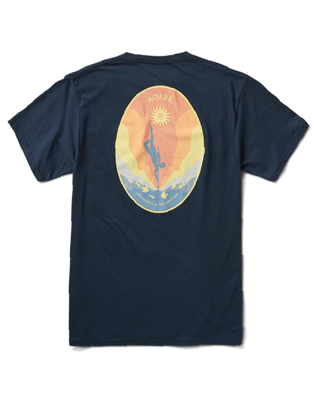 ROARK Expendetions Of The Obsessed Mens Tee - NAVY | Tillys