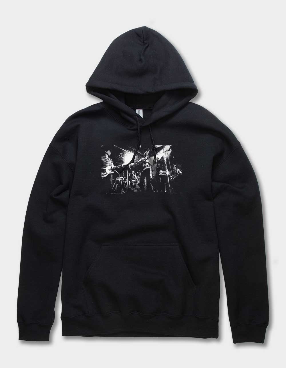 TALKING HEADS Live Shot Unisex Hoodie - BLACK