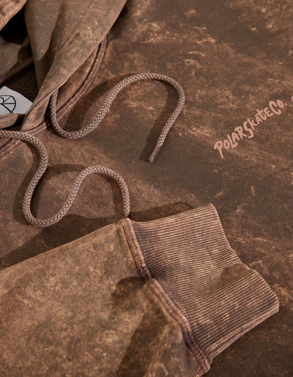 POLAR SKATE CO. Acid Frank Mens Hoodie - BROWN