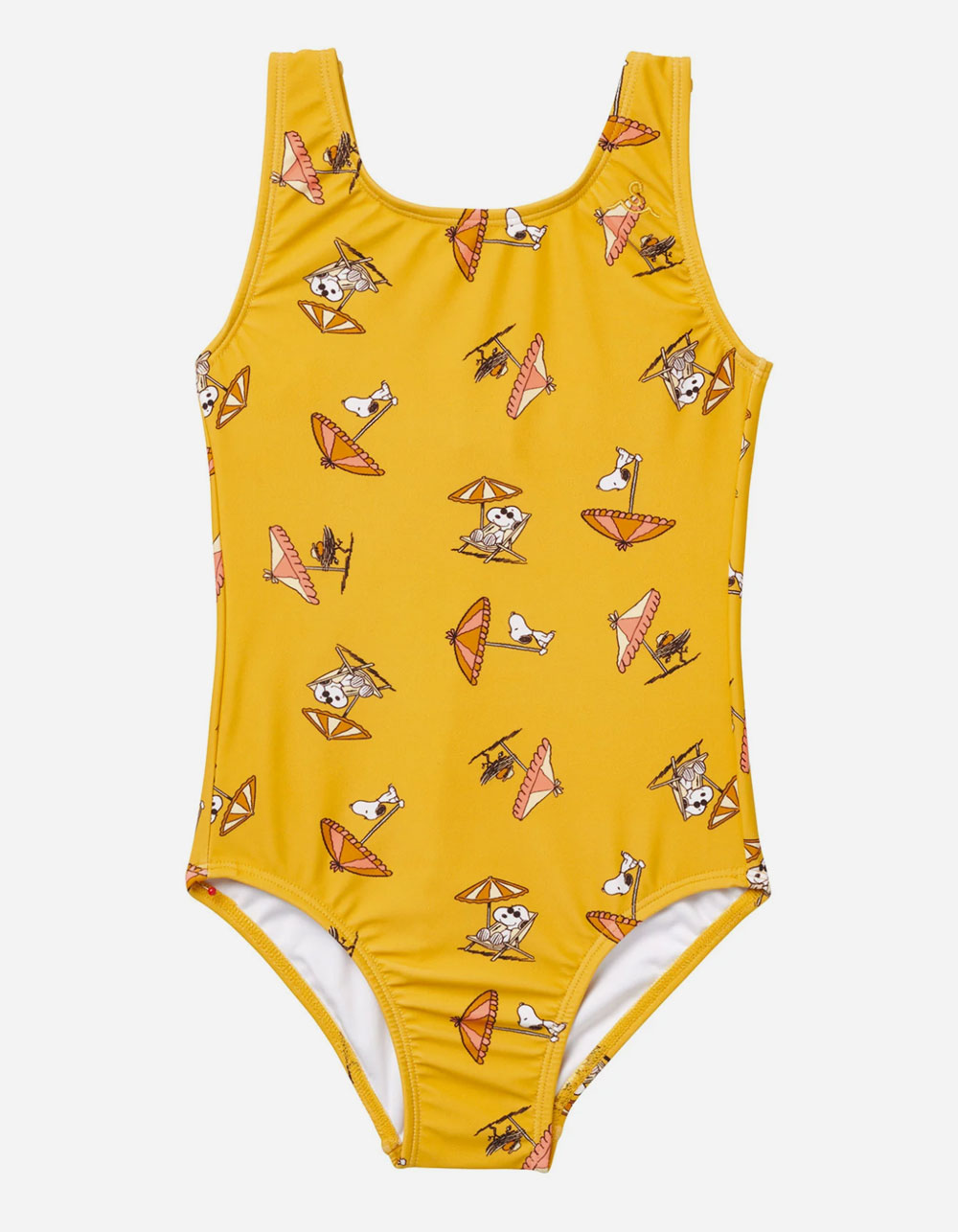 SEAESTA SURF x Peanuts® Snoopy Shade Girls One Piece Swimsuit YELLOW
