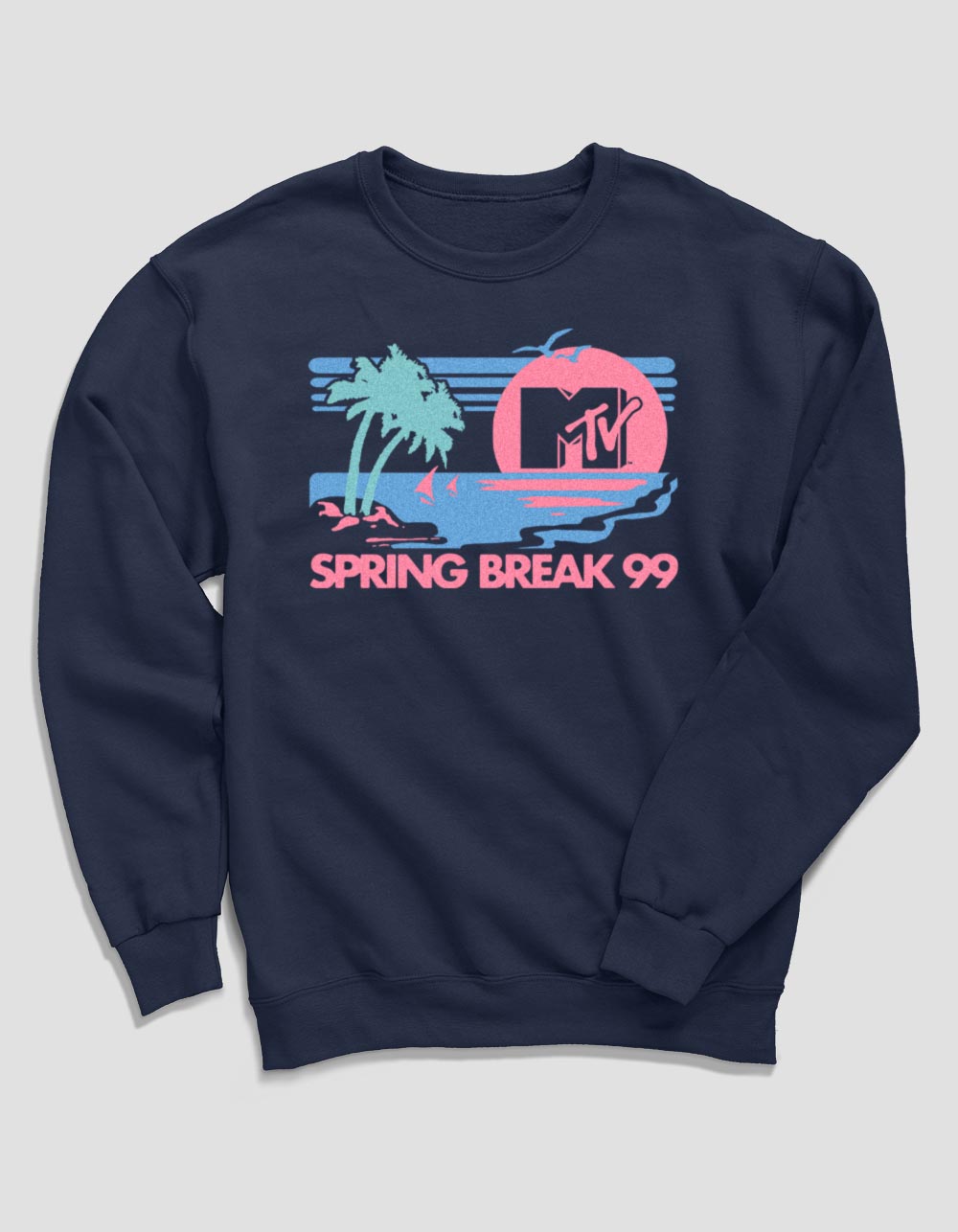 MTV Pastel Beach Unisex Crewneck Sweatshirt