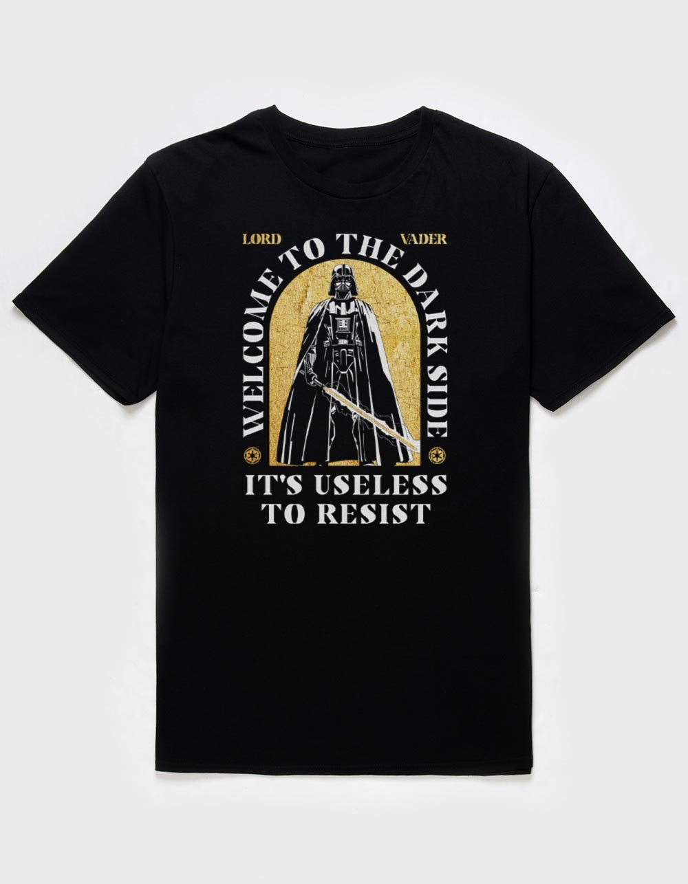STAR WARS Lord Vader Useless To Resist Unisex Tee - BLACK
