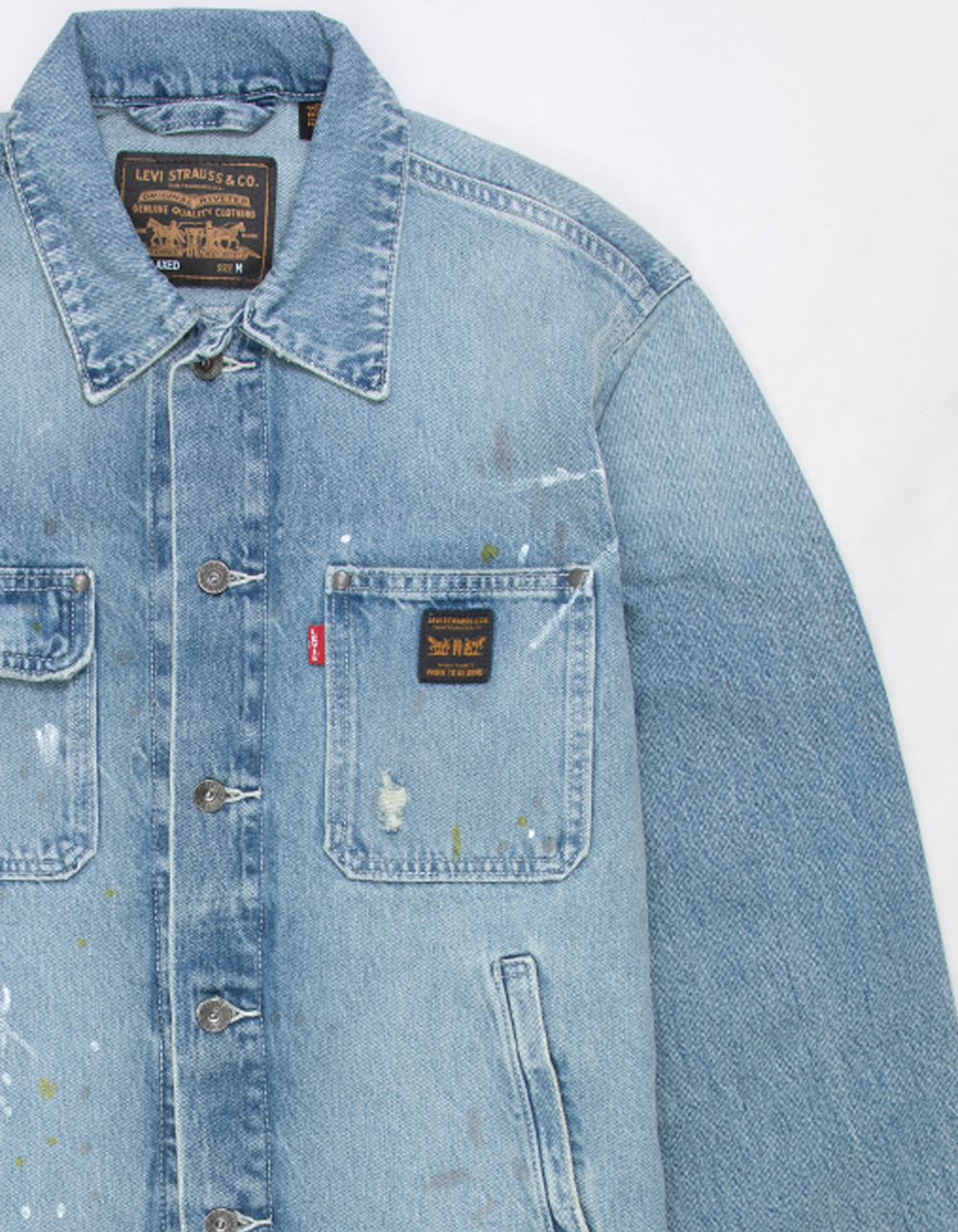 LEVI'S Sunrise Mens Trucker Jacket - Diving Ducks DIRTY DENIM