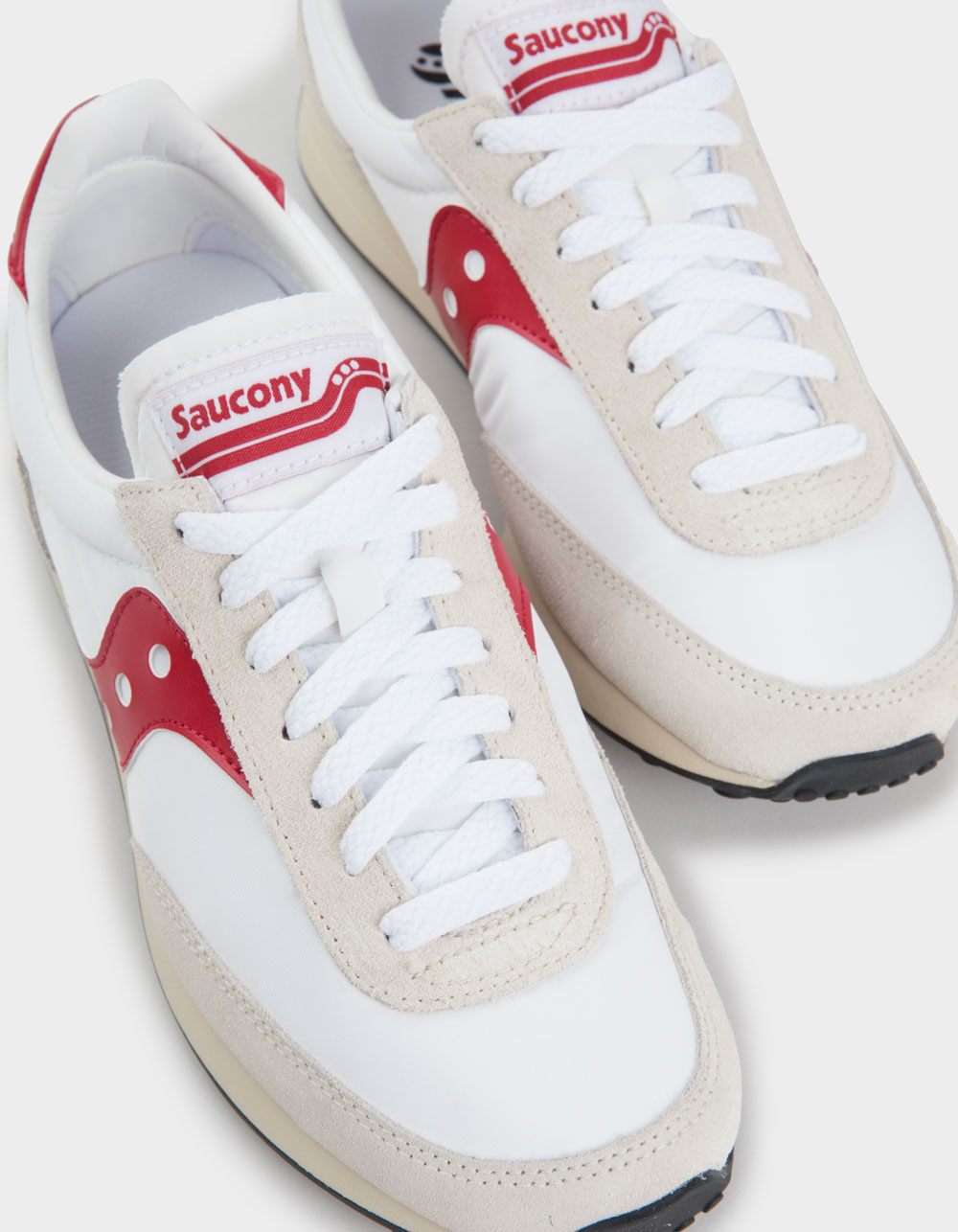 SAUCONY Trainer 80 Womens Shoes - WHT/RED