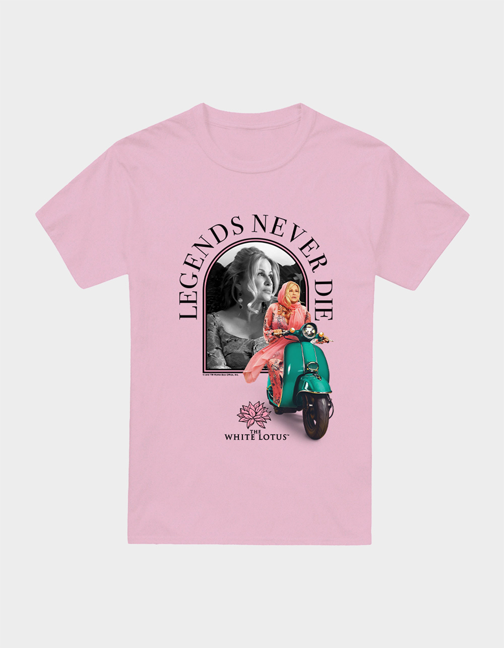 THE WHITE LOTUS Legends Never Die Tanya Mens Tee - PINK