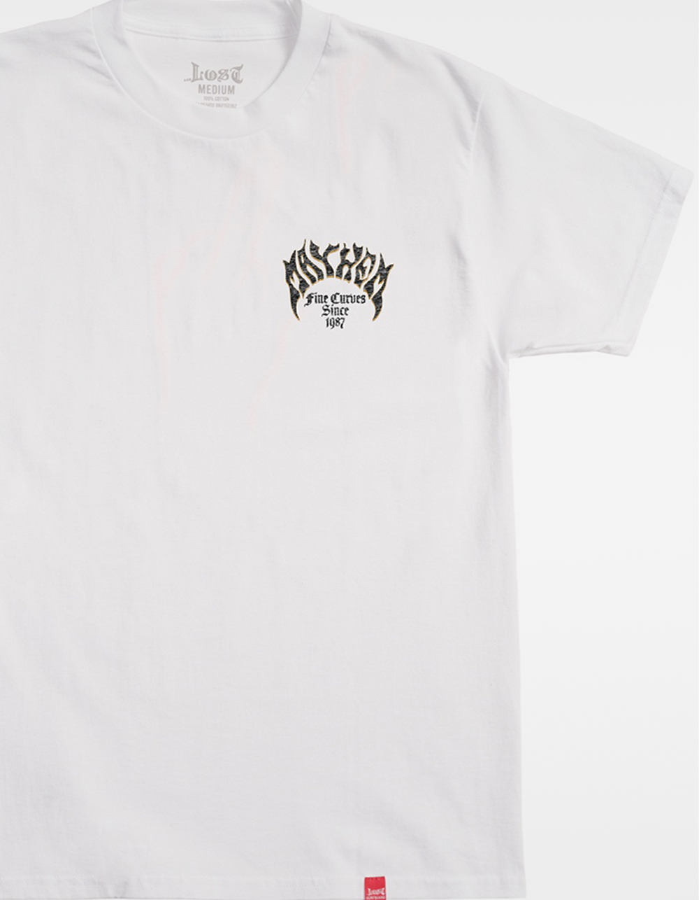LOST Mayhem Fine Curves Mens Tee - WHITE